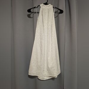 Le Lis Cream Halter Dress